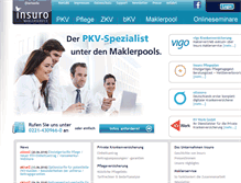 Tablet Screenshot of insuro.de